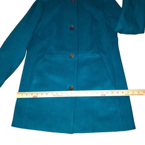 J Jill Coat Womens S NEW Peacock 045231 Lined - Picture 10 of 16
